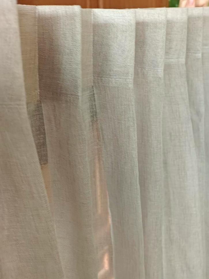 Taupe In-Between Gordijnen - 248x510cm, Huis en Inrichting, Stoffering | Gordijnen en Lamellen, Ophalen of Verzenden