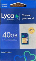 Lyca Mobile Prepaid Simkaart - 40GB, Telecommunicatie, Ophalen of Verzenden, Nieuw, Overige providers, Prepaidkaart