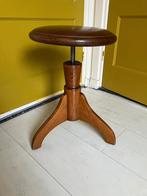 Vintage antieke Thonet stijl Pianokruk verstelbaar, Huis en Inrichting, Krukjes, Ophalen, In hoogte verstelbaar, Gebruikt, Hout