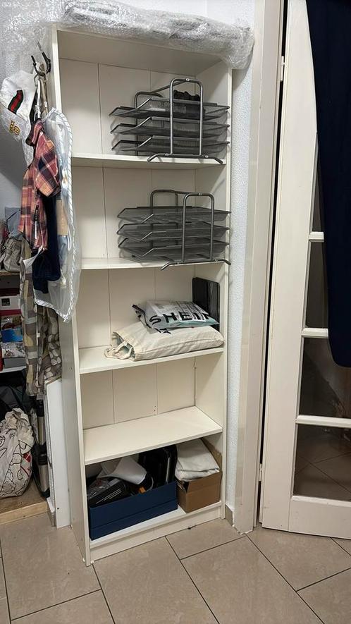Billy IKEA wit, Huis en Inrichting, Kasten | Boekenkasten, Zo goed als nieuw, 50 tot 100 cm, 25 tot 50 cm, Ophalen of Verzenden