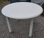 Eettafel rond 110 cm, Huis en Inrichting, Tafels | Eettafels, Ophalen, Gebruikt, Vier personen, 100 tot 150 cm