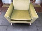 Groene vintage fauteuil - Sixties relax stoel, Ophalen, Gebruikt, 75 tot 100 cm, Info@gijpsvintage.nl
