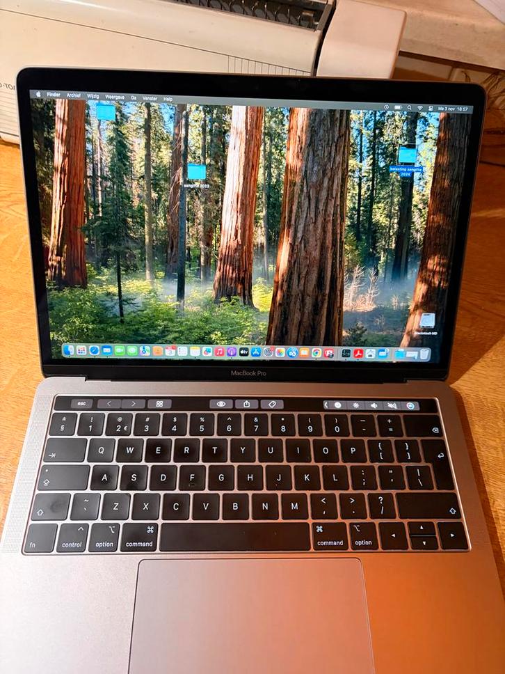 MacBook Pro 2018 - 256GB SSD - 320 Cycli, Computers en Software, Apple Macbooks, Gebruikt, MacBook Pro, 13 inch, 2 tot 3 Ghz, 256 GB
