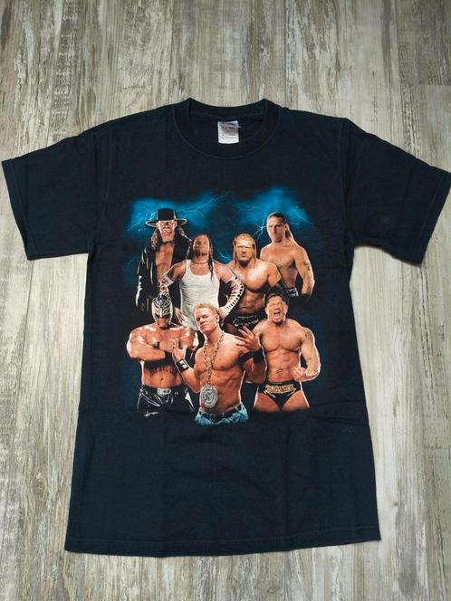 WWE Wrestling T-Shirt - Vintage - Y2K, Kleding | Heren, T-shirts, Zo goed als nieuw, Maat 46 (S) of kleiner, Zwart, Ophalen of Verzenden