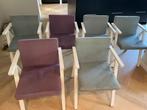 6 Linteloo eetkamer stoelen model D, Huis en Inrichting, Stoelen, Ophalen, Hout, Overige kleuren, Zo goed als nieuw
