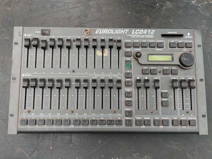 DMX Controller Eurolight LC2412, Muziek en Instrumenten, Licht en Laser, Gebruikt, Licht, Geluidgestuurd, Ophalen