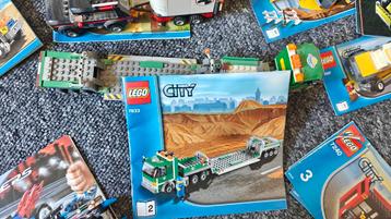 Lego Driedelig Huis, Lift & Kraanwagen beschikbaar voor biedingen