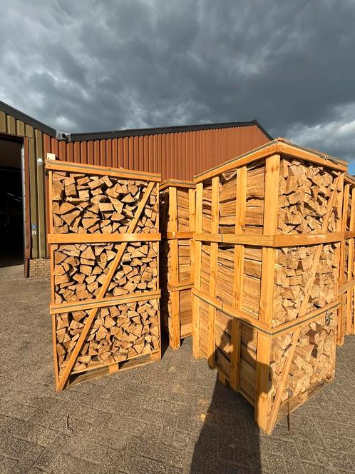 Gedroogd Haardhout | Eiken, Tuin en Terras, Haardhout, Blokken, 6 m³ of meer, Ophalen