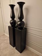 2x Nieuwe pilaren zuilen met grote vazen vaas set, Huis en Inrichting, Ophalen, Overige materialen, Overige kleuren, Nieuw