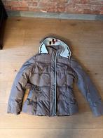Moncler Winterjas Maat l, Bruin, Moncler, Maat 42/44 (L), Ophalen of Verzenden
