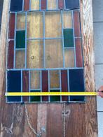 Glas in Lood Raam Geometrisch Design Antiek Decoratie Kunstw, Ophalen