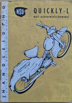 Handleiding NSU Quickly - L met achterwielschommel brommer, Boeken, Ophalen of Verzenden, Gelezen, Sport, Hobby en Vrije tijd