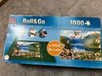 Roll & Go Puzzel + 1000 Stukjes, Hobby en Vrije tijd, Denksport en Puzzels, Ophalen of Verzenden, 500 t/m 1500 stukjes, Zo goed als nieuw