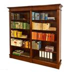 Massief Mahonie Boekenkast 100x38x190 cm Nieuw €849, Huis en Inrichting, Kasten | Boekenkasten, Ophalen, 100 tot 150 cm, Engels Klassiek