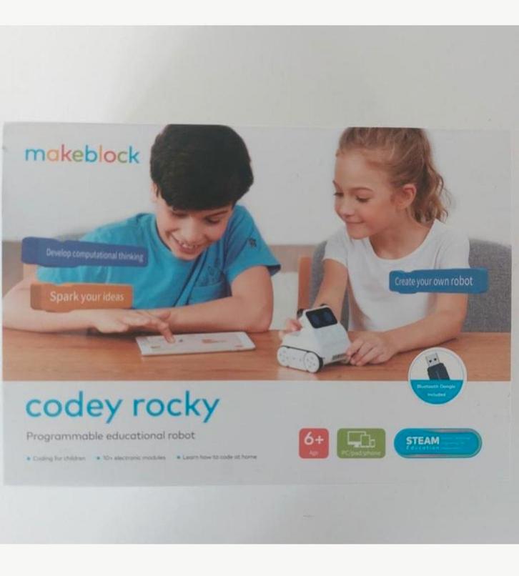 Makeblock Codey Rocky Programmeer Robot - Compleet!, Kinderen en Baby's, Speelgoed | Educatief en Creatief, Zo goed als nieuw