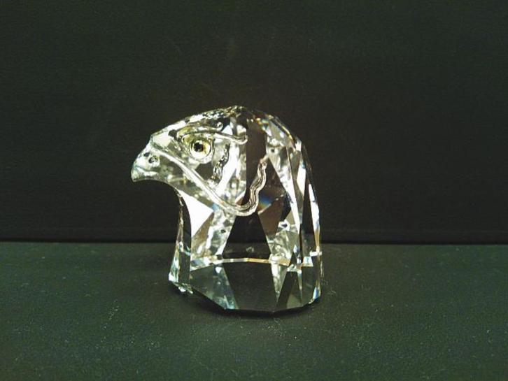 Swarovski Valkenkop klein ( geen originele doos ), Verzamelen, Swarovski, Zo goed als nieuw, Figuurtje, Ophalen of Verzenden