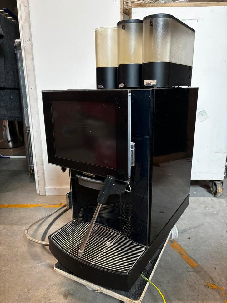 Franke koffiemachine, Witgoed en Apparatuur, Koffiezetapparaten, Gebruikt, Koffiebonen, Combi, 10 kopjes of meer, Stoompijpje