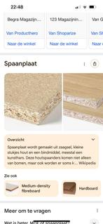 Nieuwe spaanplaat, Ophalen, Nieuw