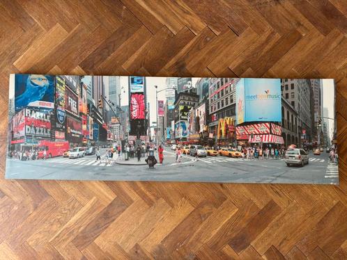 Times Square foto schilderij canvas, Huis en Inrichting, Woonaccessoires | Schilderijen, Tekeningen en Foto's, Zo goed als nieuw