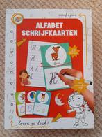 Alfabet schrijfkaarten + Ik leer schrijven, Ophalen of Verzenden, Zo goed als nieuw, Taal en Lezen