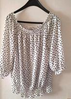 Typical Jill top wit met vogeltjesprint – one size, Kleding | Dames, Maat 38/40 (M), Wit, Ophalen of Verzenden, Zo goed als nieuw