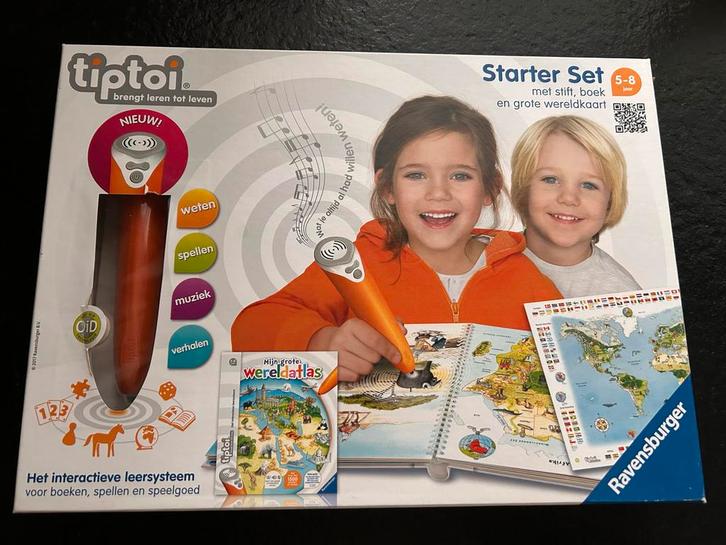 TipToi Starter Set Wereldatlas, Boeken, Atlassen en Landkaarten, Zo goed als nieuw, Overige atlassen, Wereld, 2000 tot heden, Ophalen of Verzenden