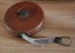 Vintage leren meetlint 20 m.      J. Rabone England, Antiek en Kunst, Antiek | Gereedschap en Instrumenten, Ophalen of Verzenden
