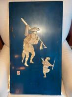 Oosters paneel met figuren, Antiek en Kunst, Kunst | Niet-Westerse kunst, Ophalen of Verzenden