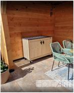 Buitenkeuken losse kast dubbel steigerhout, Houtskool, Vrijstaand, Hout Art, Info@hout-art.nl