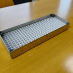 10x aluminium opbergbakken lekbakken+ kunststof rooster, Ophalen, Gebruikt