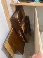 Houten planken en tafel ,, gratis, Ophalen