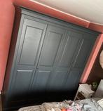 Kledingkast antraciet, Huis en Inrichting, Kasten | Kledingkasten, Ophalen, 200 cm of meer, Eikenhout, Met hangruimte