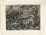 Dirk van Gelder ets "Bern", 1940, met potlood gesigneerd, Ophalen