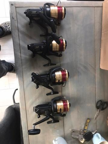 Wegens inkrimping hobby te koop 4x Shimano 4500b goud beschikbaar voor biedingen
