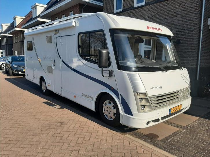 Te koop integraal camper dethleff, Caravans en Kamperen, Caravans, tot en met 4, 2000 kg en meer, Standaardzit, Dethleffs, Dwarsbed