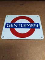 Emaille plaatje afm 13 - 9,7 cm, Ophalen of Verzenden