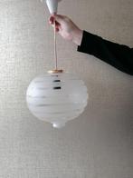 vintage glazen hanglamp, Ophalen of Verzenden