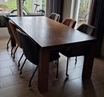 Eikenhouten eettafel, Ophalen of Verzenden, Gebruikt