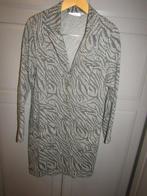 G612 Enjoy mt XL jasje lang grijs wit jersey, Verzenden, Maat 46/48 (XL) of groter, Enjoy, Zo goed als nieuw