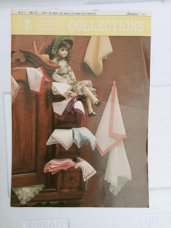 Zakdoekrandjes haken, Hobby en Vrije tijd, Breien en Haken, Zo goed als nieuw, Haken, Patroon of Boek, Ophalen of Verzenden