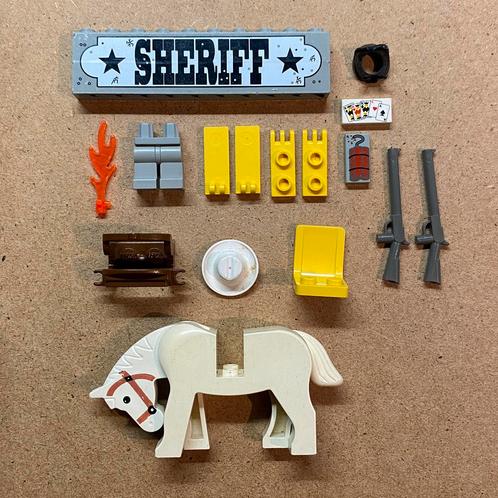 Lego 6755 / 6764 Sheriff’s Lock-Up Onderdelen, Kinderen en Baby's, Speelgoed | Duplo en Lego, Gebruikt, Ophalen of Verzenden