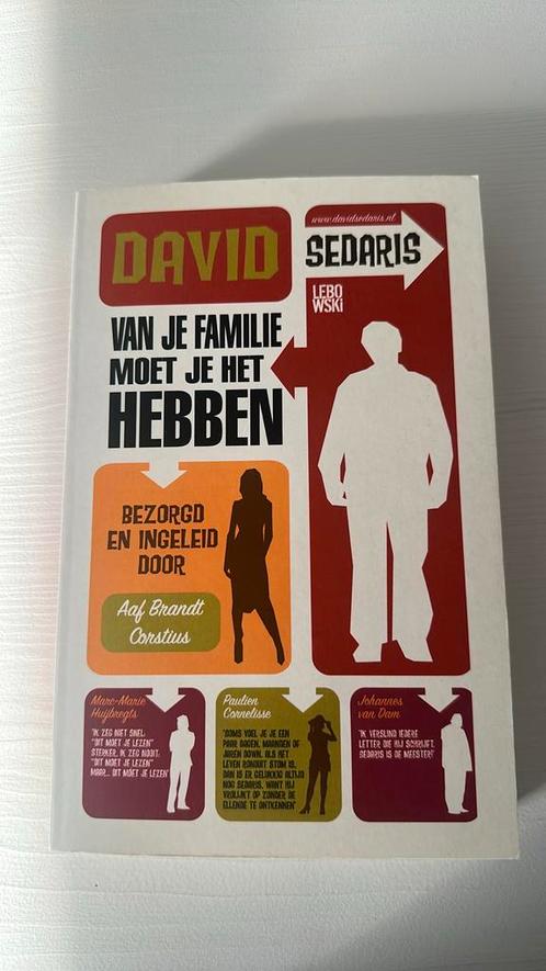 David Sedaris - Van je familie moet je het hebben, Boeken, Literatuur, Gelezen, Nederland, Ophalen of Verzenden