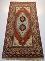 225x120 Vintage Tapijt Bohemian Vloerkleed Blauw Terra Wol, Gebruikt, 100 tot 150 cm, 200 cm of meer, Ophalen of Verzenden