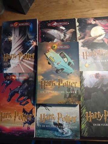 7 harry potter boeken delen j.k rowling kinderboek  beschikbaar voor biedingen