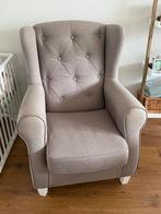 Taupe Fauteuil - Stijlvol en Comfortabel, Ophalen, Gebruikt, Minder dan 75 cm, 75 tot 100 cm