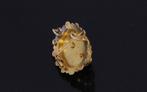 Filigrain antieke 14k gouden broche hanger Zeeland parels, Ophalen of Verzenden, Goud, Broche, Met edelsteen