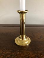 Kandelaar, geel koper., Gebruikt, Overige kleuren, Brons of Koper, Ophalen of Verzenden