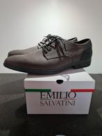 Emilio Salvatini Herenschoenen – Echt Leer, Bruin, Ophalen of Verzenden, Veterschoenen, Emilio Salvatini