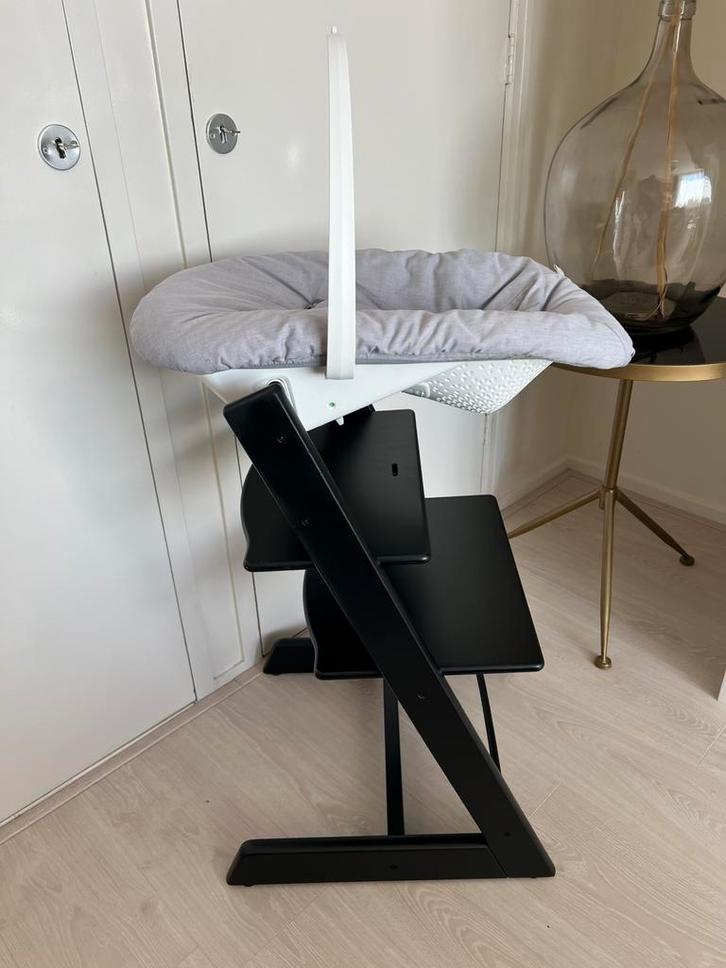 Trip Trap ➕ Newbornset ➕ Babyset ➕ Blad, Kinderen en Baby's, Kinderstoelen, Gebruikt, Meegroeistoel, Aanschuifbaar, Afneembaar eetblad