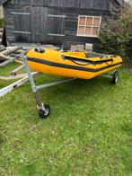 Aquaparx 330 Rubberboot + 2.5pk Motor & Trailer, Watersport en Boten, Rubberboten, Gebruikt, Hout, Benzine, Minder dan 70 pk